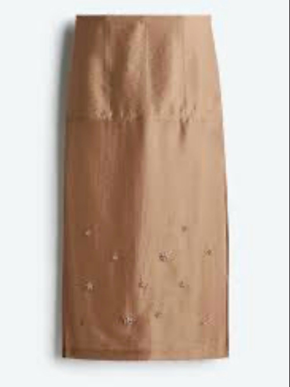 H&M Camel Brown Pencil Skirt